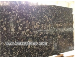 Imported Granite, Pebble Black slabs