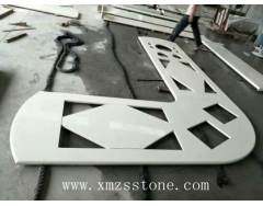 White quartz, vanity top