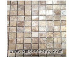 Dark Emperador and Light Emperador mosaic
