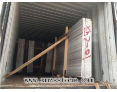 Packing & Loading Container marble granite  slabs Wooden Crates Plastic sheet