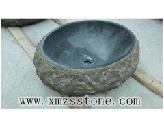 Black Granite, stone wash sink