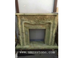 Sculpture, Green Onyx Fireplace
