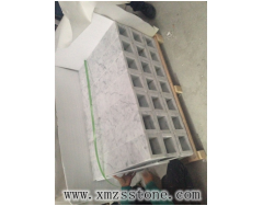 Packing & Loading Container marble granite tiles Wooden Crates Plastic sheet
