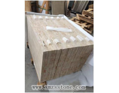 Packing & Loading Container marble granite tiles Wooden Crates Plastic sheet