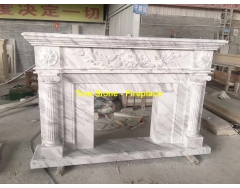 Stone Fireplace Interior Design Indoor Mantel