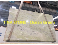 Ocean Green Marble Wave Wall Tiles Floor Covering