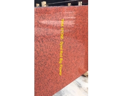 Dyed Red  ,Granite Stone Slabs  , Tiles Floor Wall