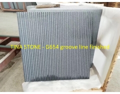 G654 groove line finished,China granite  , Old G654, Stone
