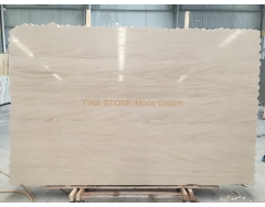 Moca Cream  ,Marbel Stone Slabs  , Tiles Floor Wall