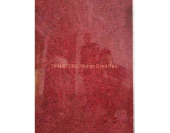 Wuhan Dyed Red   ,Granite Stone Slabs  , Tiles Floor Wall