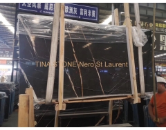 Nero St Laurent ,Marble  Slabs  , Tiles Floor Wall